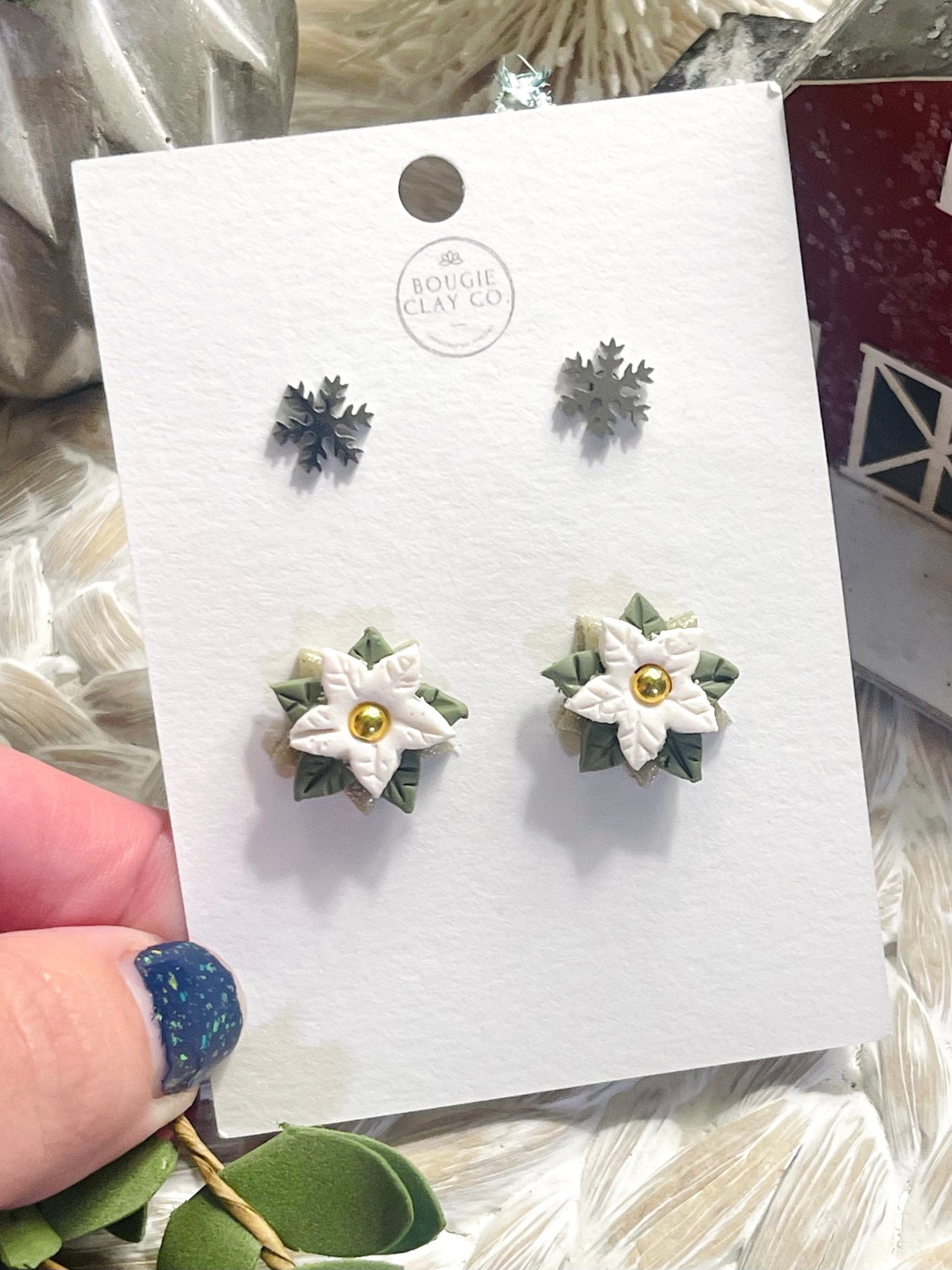 Poinsettia Stud Pack