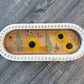 Bougie Tray - Sunflower