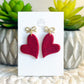 Heart - Red Glitter